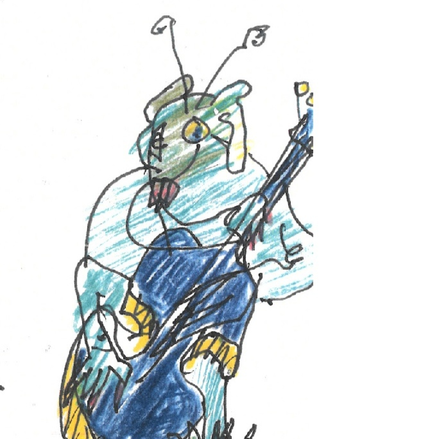 Marcianos que nos tocan las guitarras