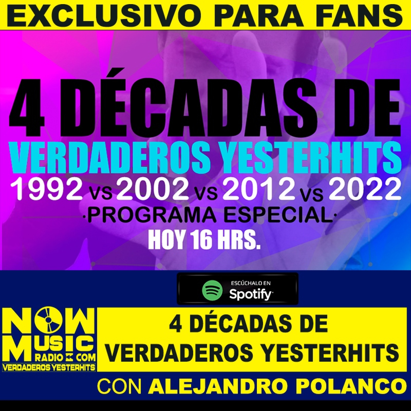 Especial: 4 Décadas de Verdaderos Yesterhits