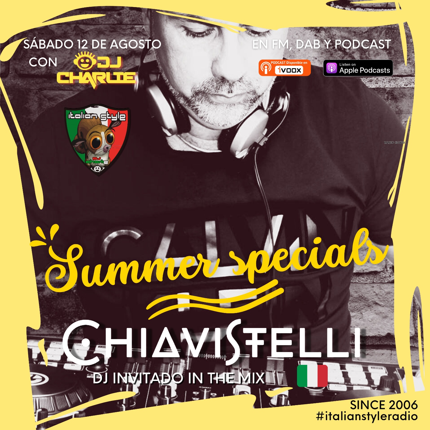 ITALIAN STYLE radio show 894 12-08-2023 episode artwork