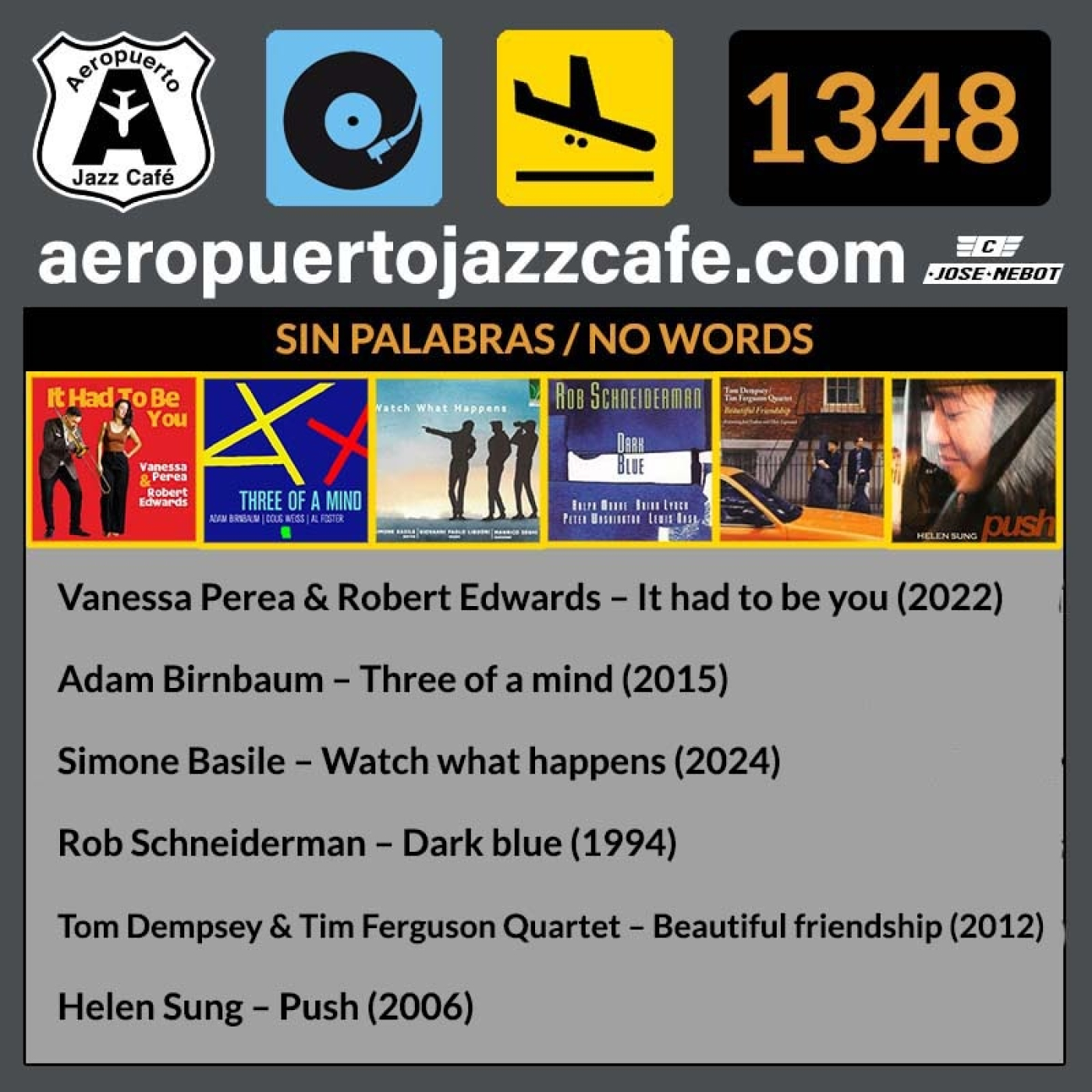 Aeropuerto Jazz Café 1348-NO WORDS episode artwork