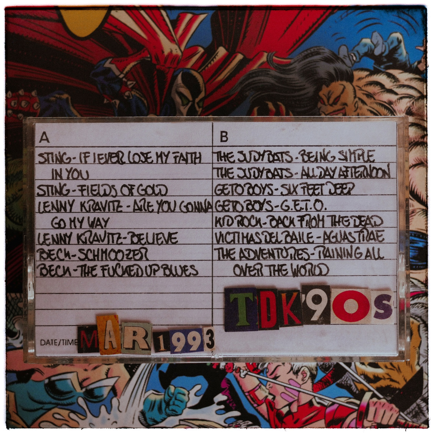 TDK 90s #141 - Marzo 1993 (Sting - Lenny Kravitz - Beck) episode artwork