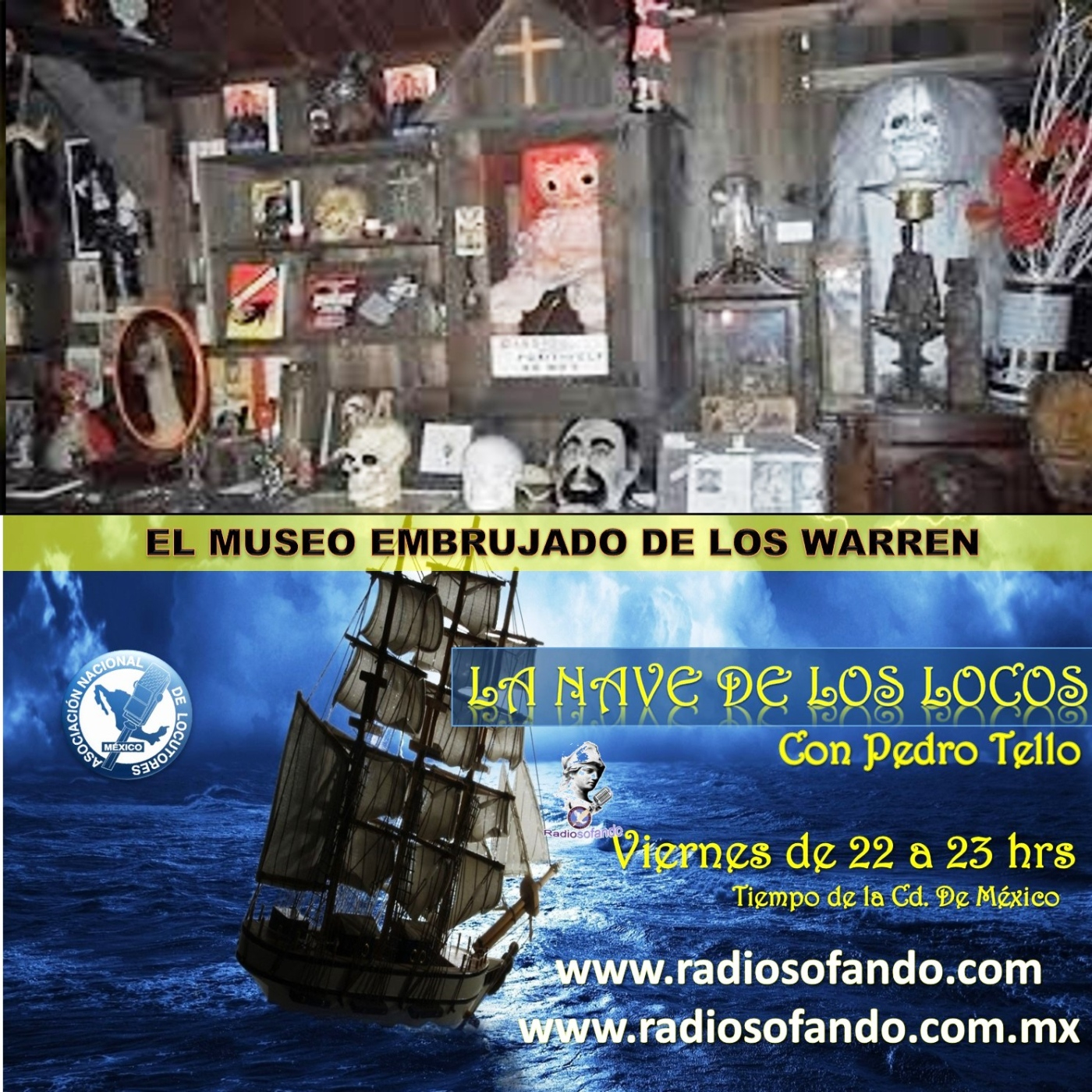 La Nave de los Locos_EL MUSEO EMBRUJADO DE LOS WARREN_03-10-25 episode artwork