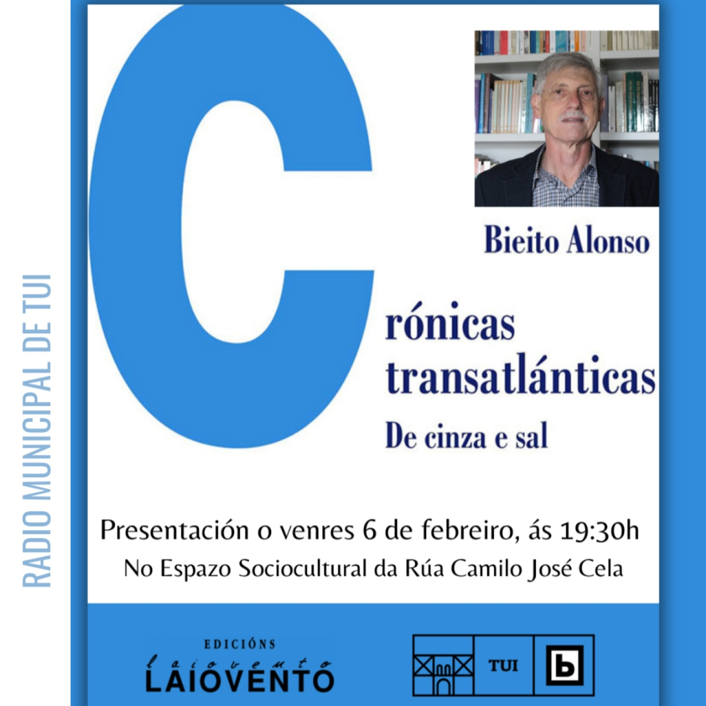 Ent. Bieito Alonso, historiador e escritor | Presentación do libro Crónicas transatlánticas. De cinza e sal episode artwork