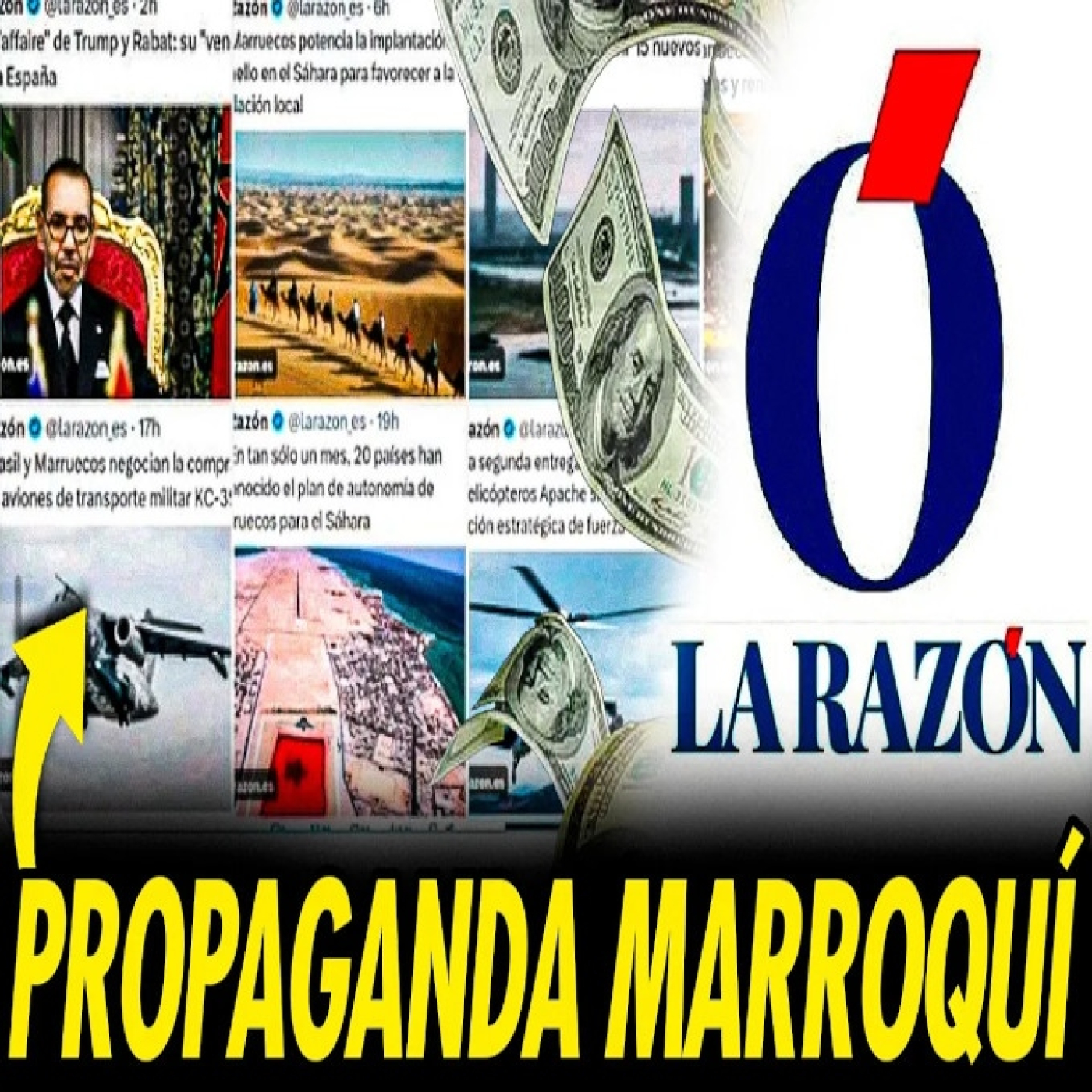 LA RAZÓN COBRA DINERO PARA LANZAR PROPAGANDA DE MARRUECOS