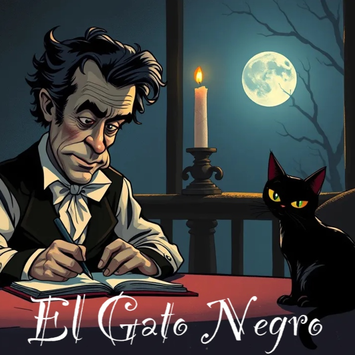 44 "El Gato Negro" de Edgar Allan Poe episode artwork