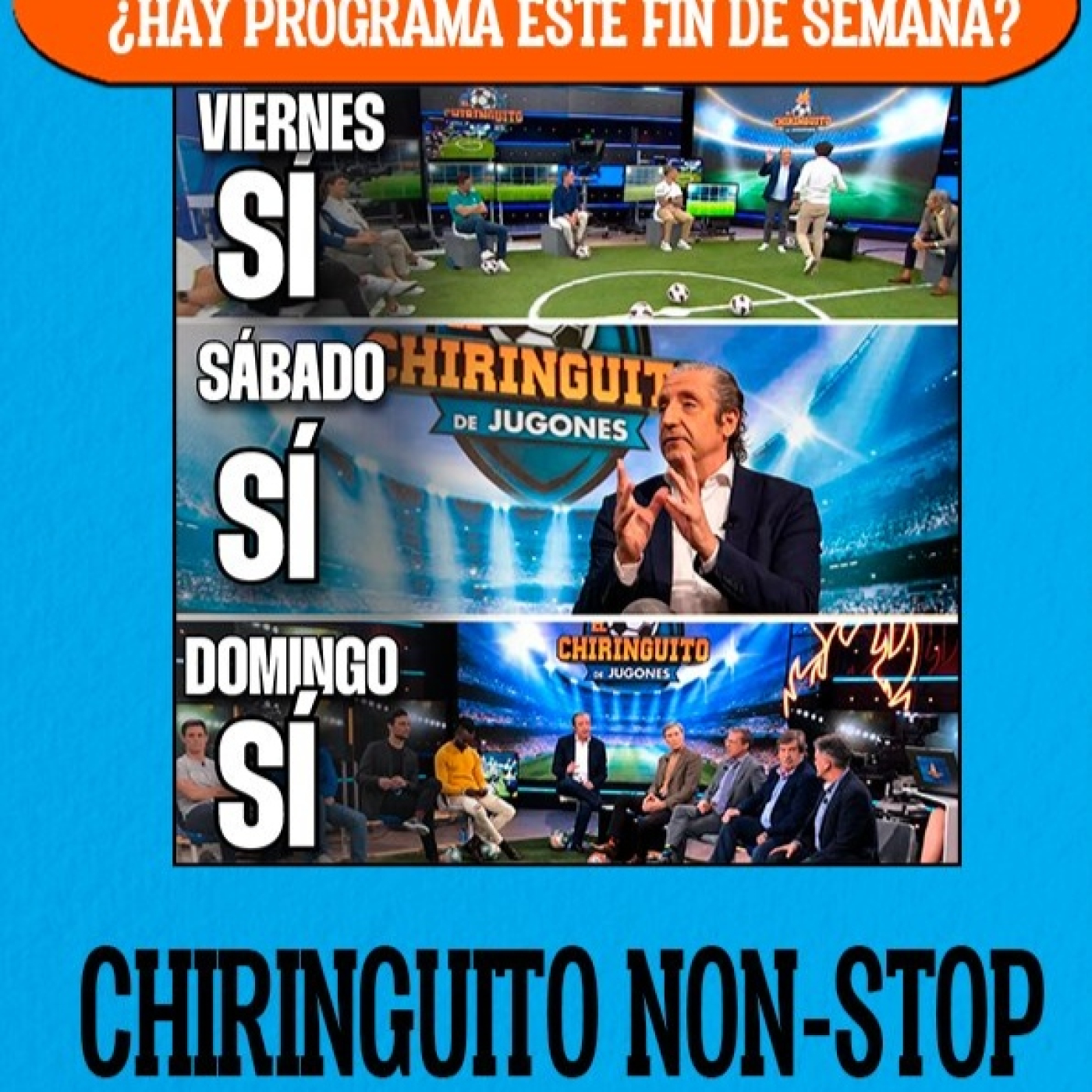 ¡ESTE FINDE SEMANA NO PARAMOS! | M 22/04 CHIRINGUITO JUGONES episode artwork