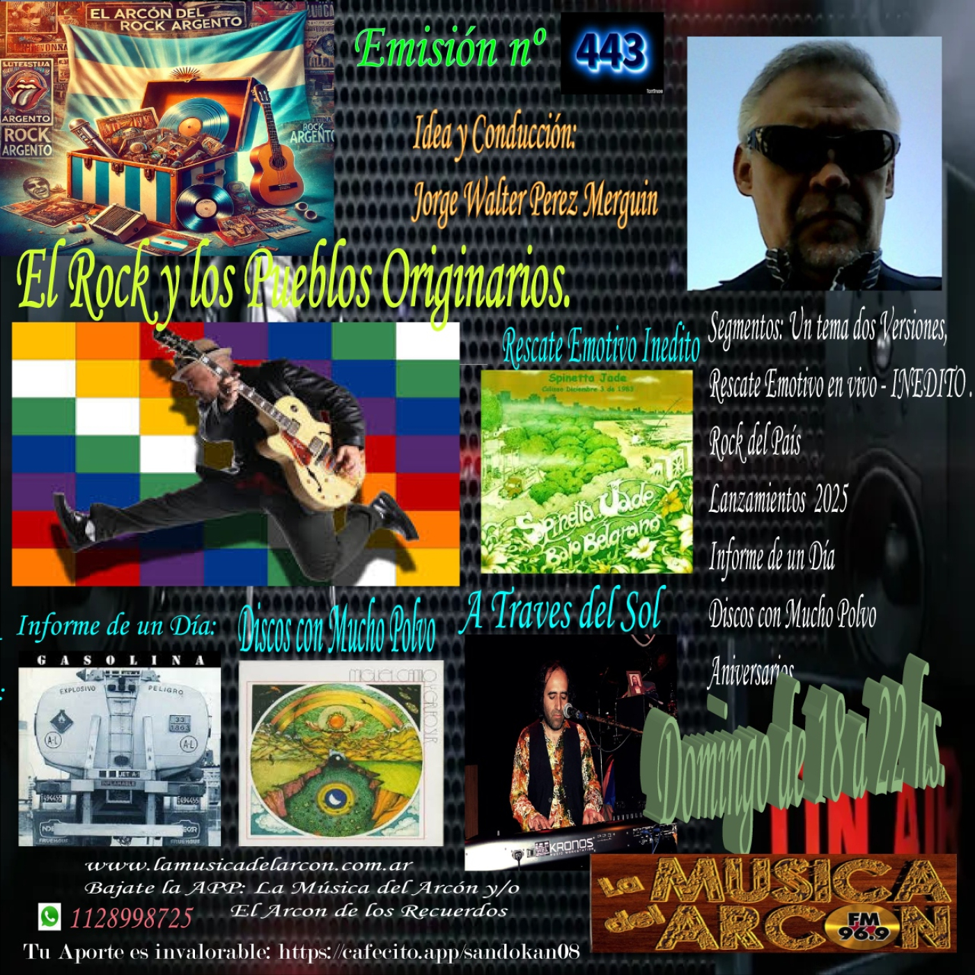 El Arcon del Rock Argento - Emision nº 443 - Los Pueblos Originarios y el Rock episode artwork