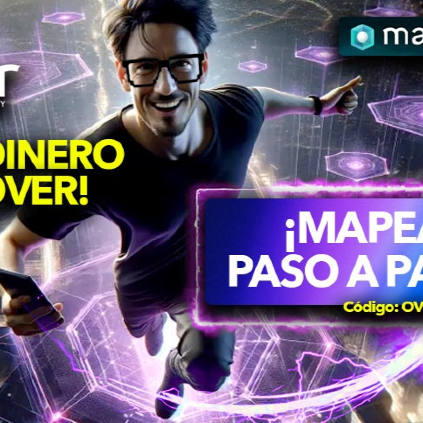 GANA DINERO CON OVER!   MAPEA PASO A PASO!