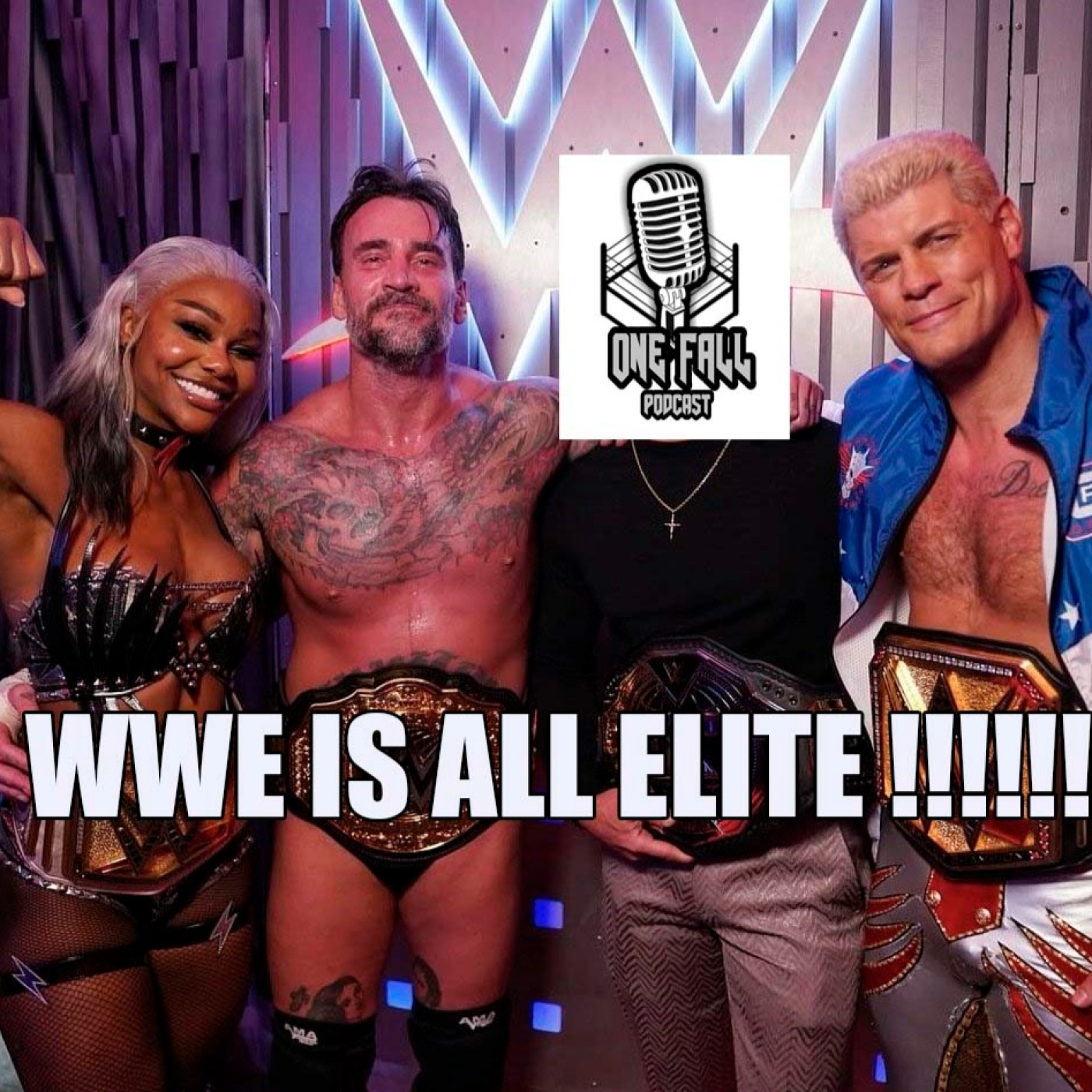 One Fall Podcast # 219 - WWE es ALL ELITE episode artwork