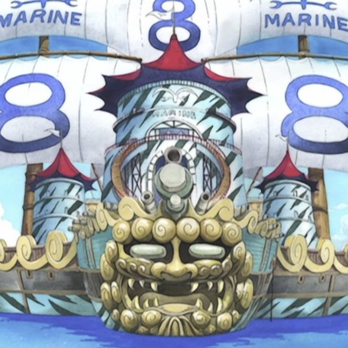 059 - ¡Luffy, completamente rodeado! El plan secreto del Comodoro Nelson