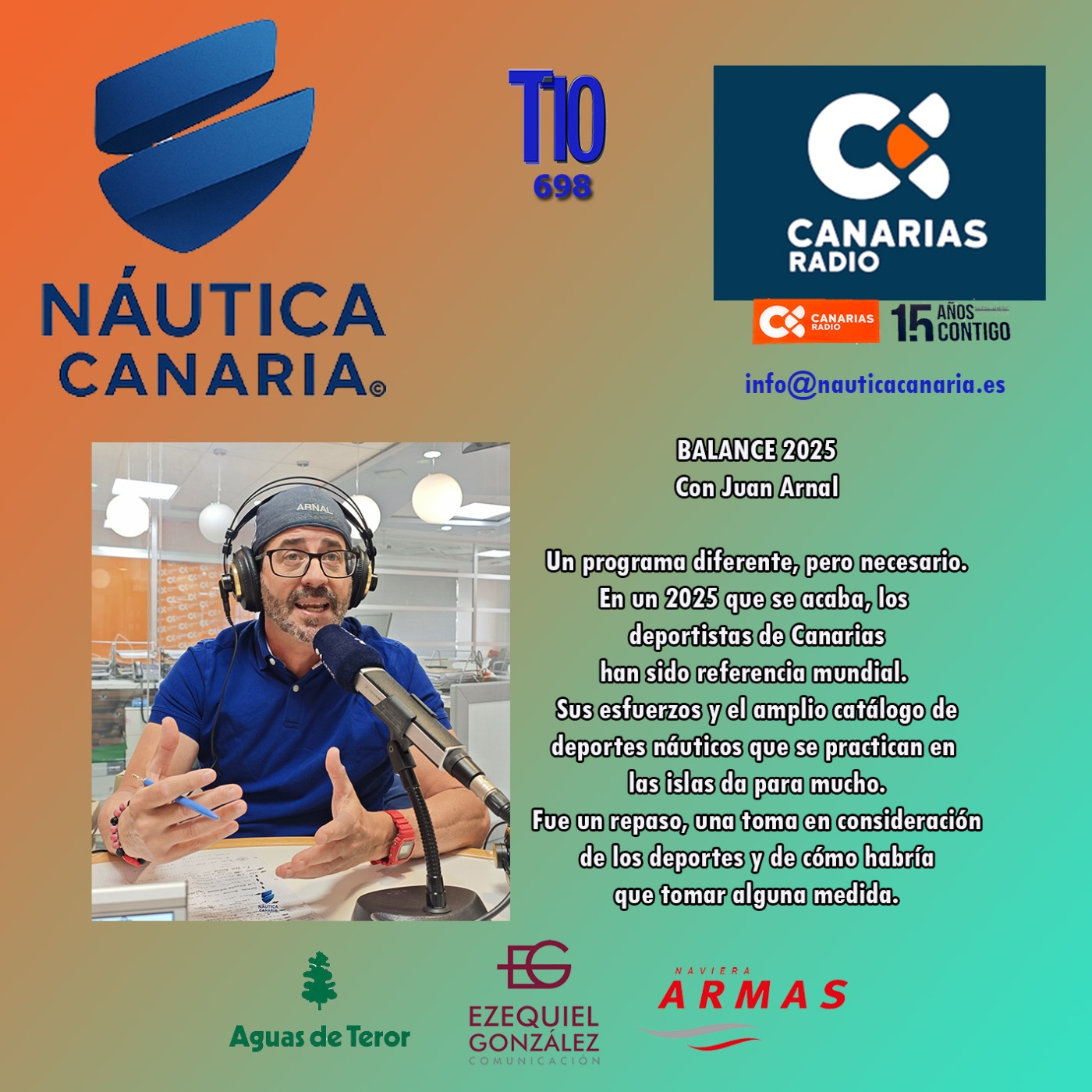 Náutica Canaria.- La Radio Canaria. balance 25, con Juan Arnal.- T10 -- 698 episode artwork