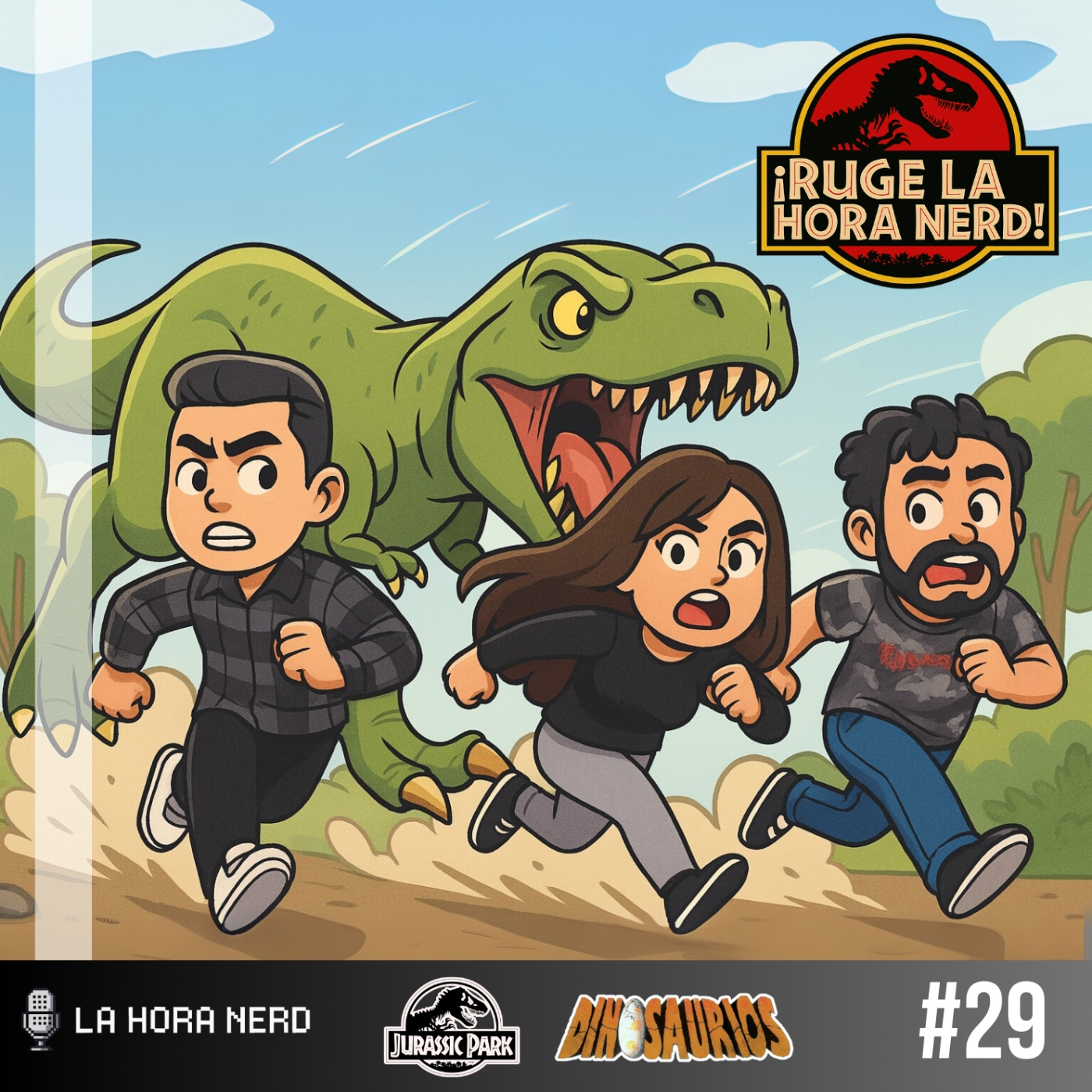 La Hora Nerd #29 – ¡Ruge La Hora Nerd!: Jurassic Park ft. Karen Perea episode artwork