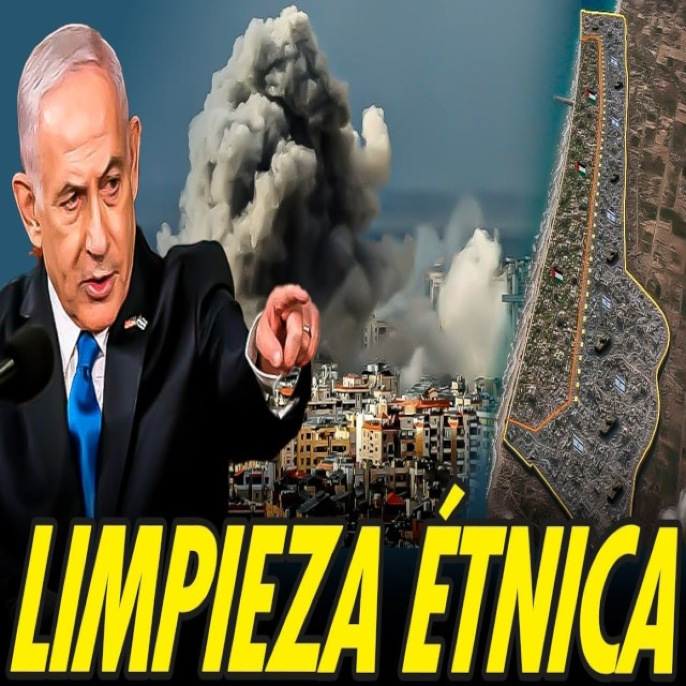 NETANYAHU ORDENA OCUPAR EL 70% DE GAZA Y EL DESPLAZAMIENTO FORZOSO DE 200.000 PERSONAS EN LÍBANO
