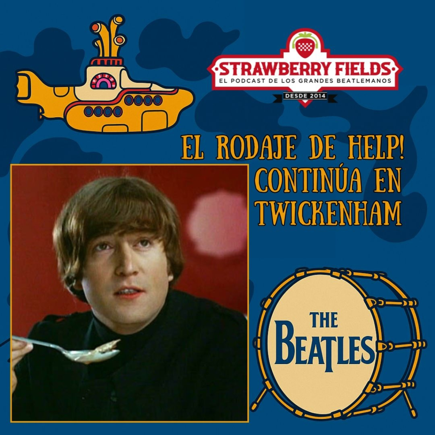 201 – El rodaje de Help! continúa en Twickenham.