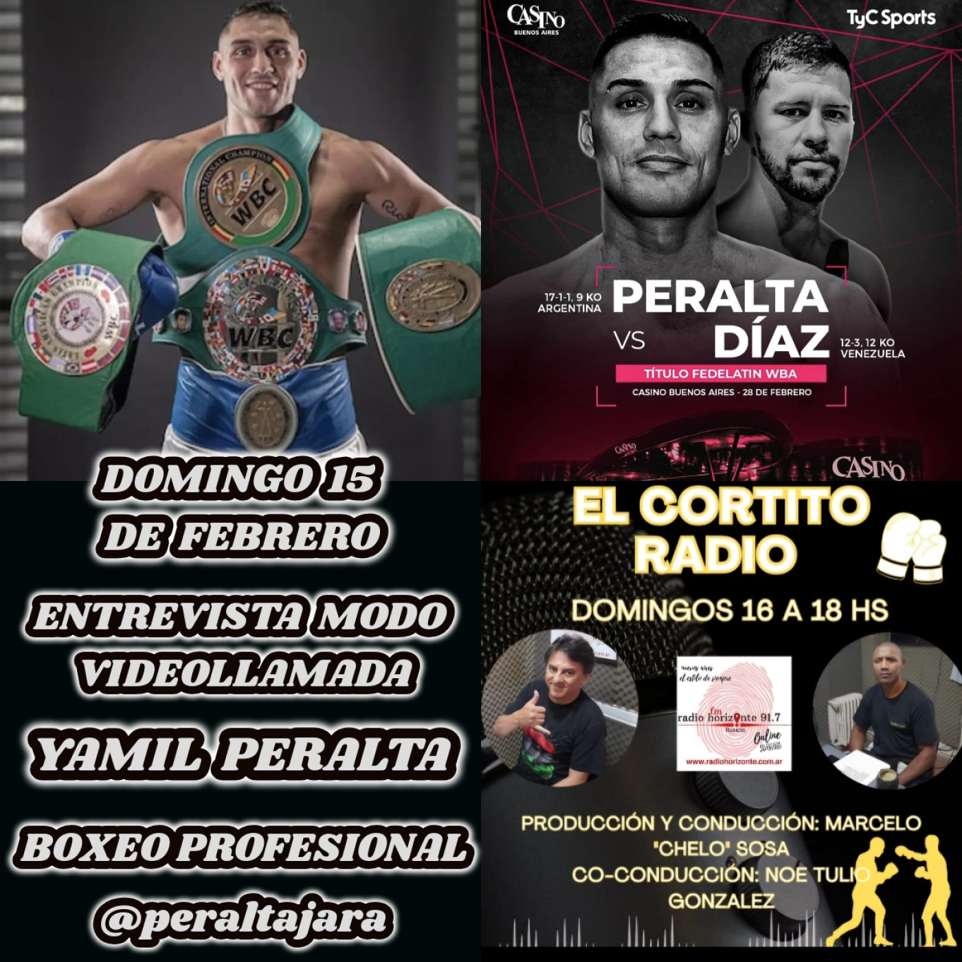 HOY ENTREVISTA MODO VIDEOLLAMADA CON "YAMIL PERALTA" BOXEO PROFESIONAL ARGENTINA. episode artwork