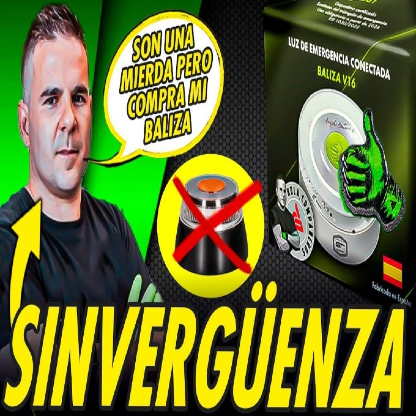 ÁNGEL GAITÁN CRITICA LAS BALIZAS V16 Y ADITIVOS, PERO LAS VENDE CON SOBREPRECIO