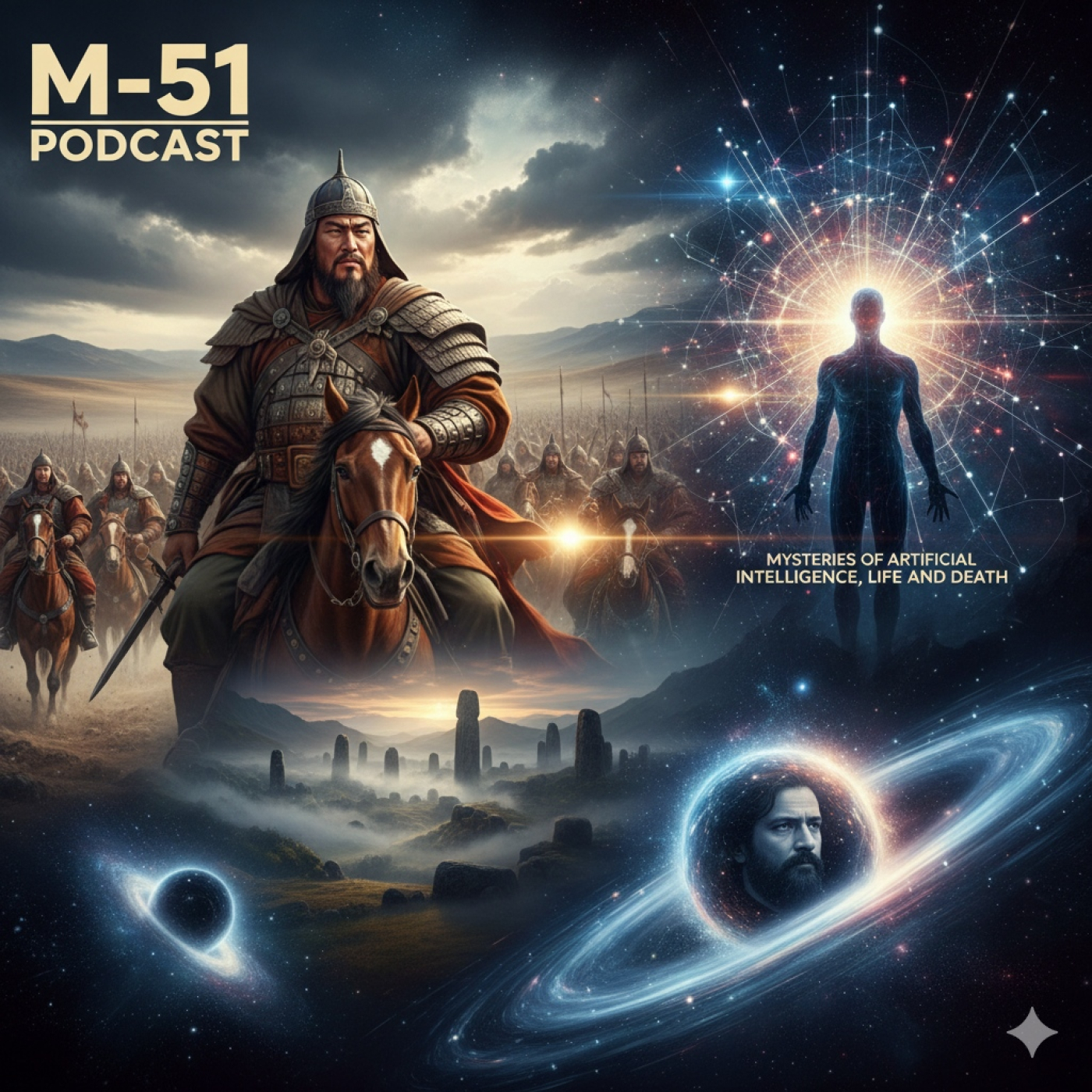 M51 T9X25 El hombre del vacío Haramein, Asia Central y la IA que cruzó la línea.