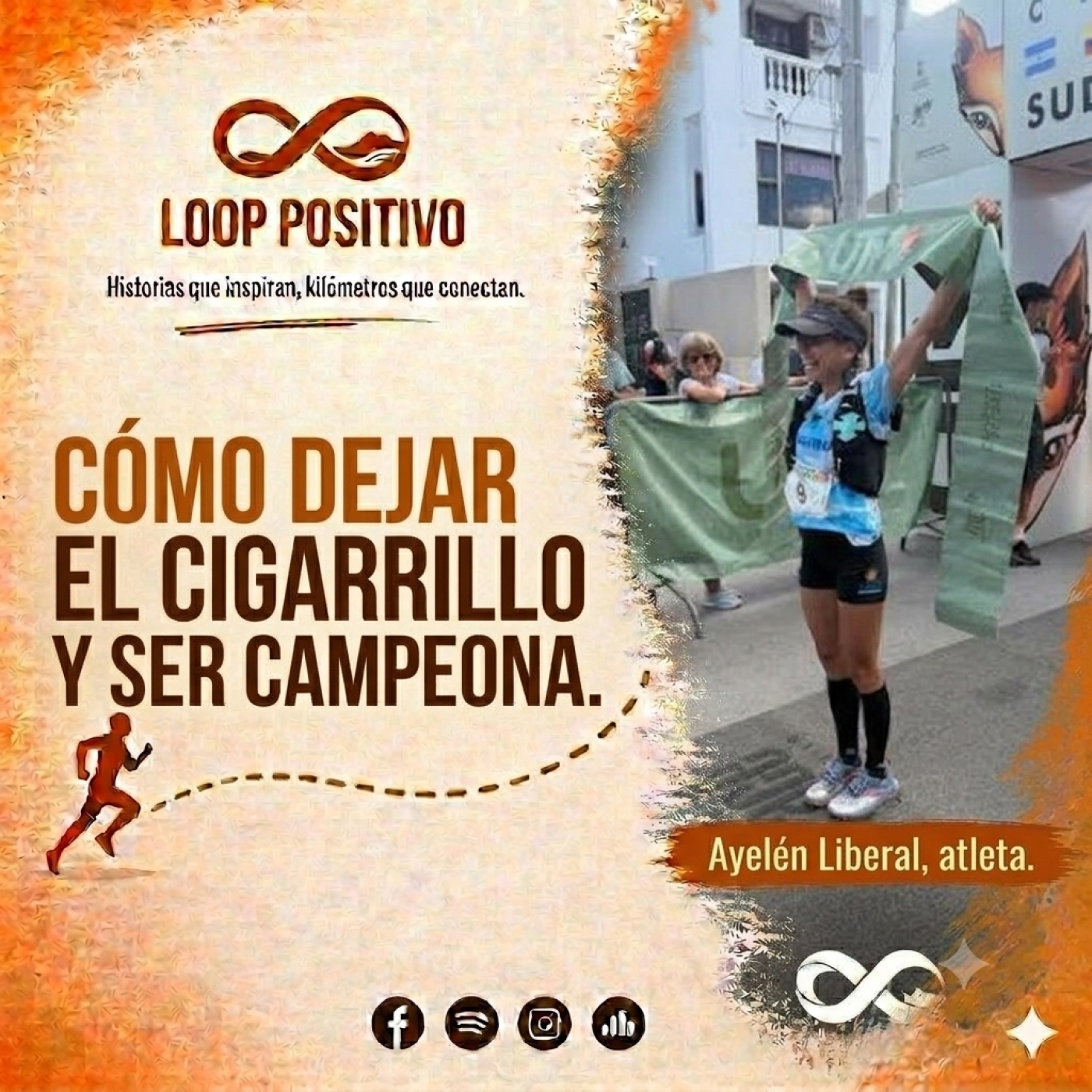 Loop Positivo,Temp. 5, Ep. 14- Ayelén Liberal: Cómo dejar el cigarrillo y ser campeona. episode artwork