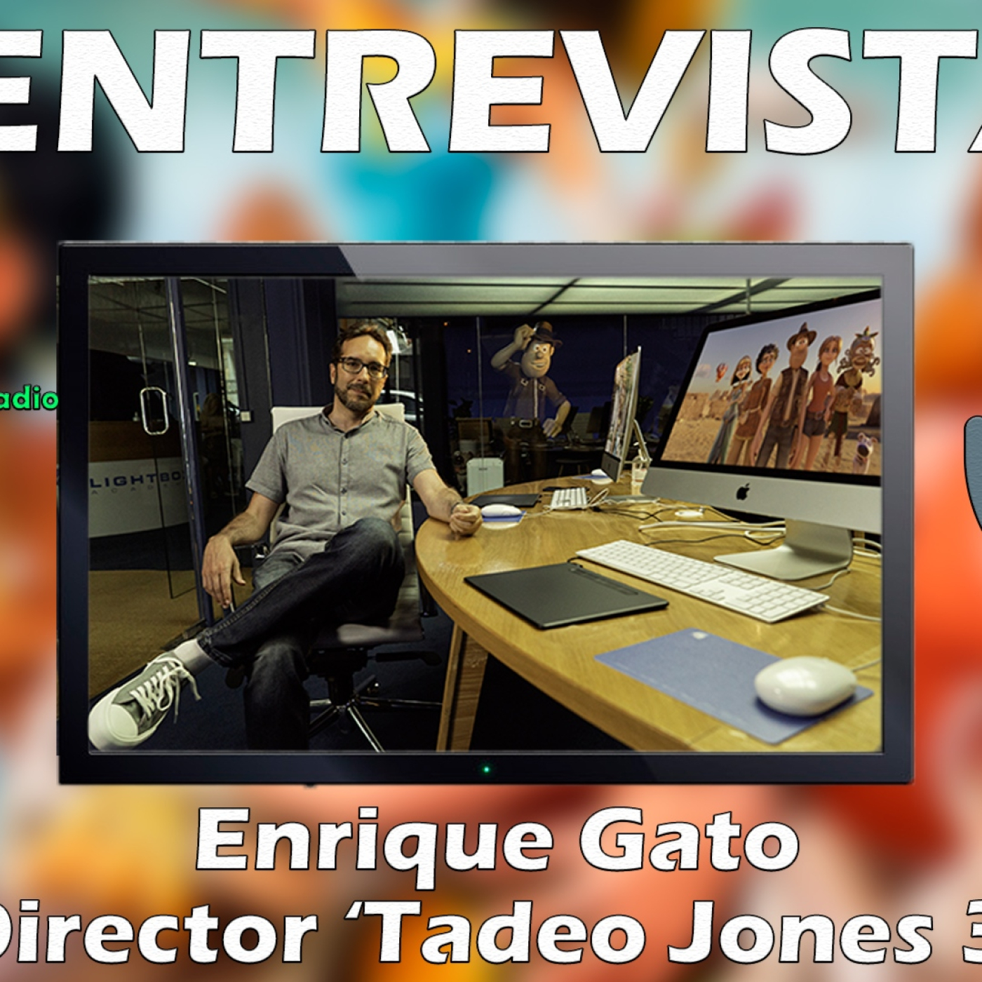 Entrevista Enrique Gato. 'Tadeo Jones 3. La Tabla Esmeralda'