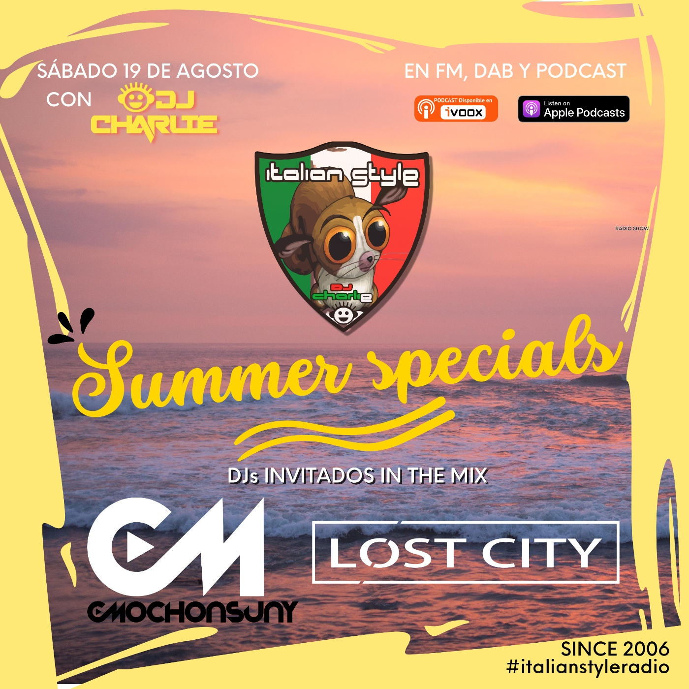 ITALIAN STYLE radio show 895 19-08-2023 episode artwork