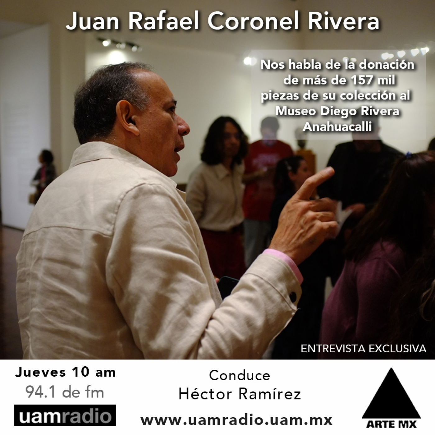 Donación de Juan Coronel al Museo Anahuacalli/ Entrevista exclusiva episode artwork