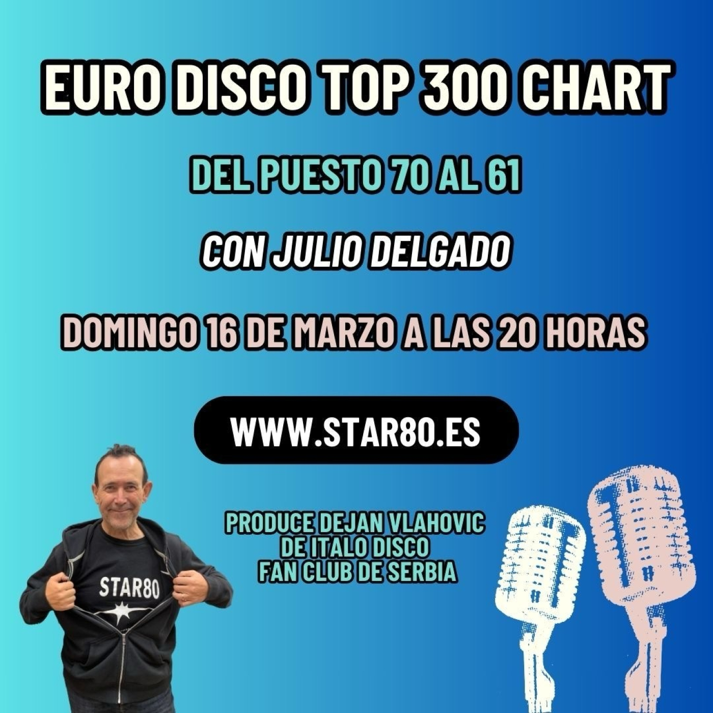 Euro Disco Top 300 Chart (70 - 61)