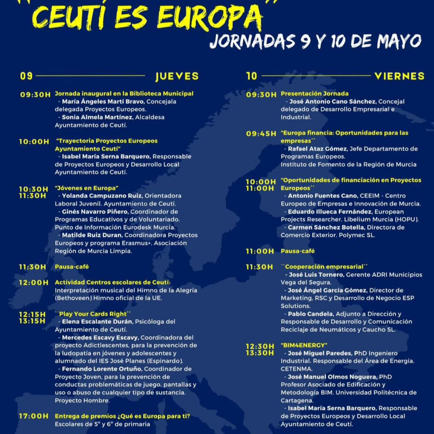 " Ceutí es Europa" 9 y 10 de mayo en la Biblioteca Municipal episode artwork