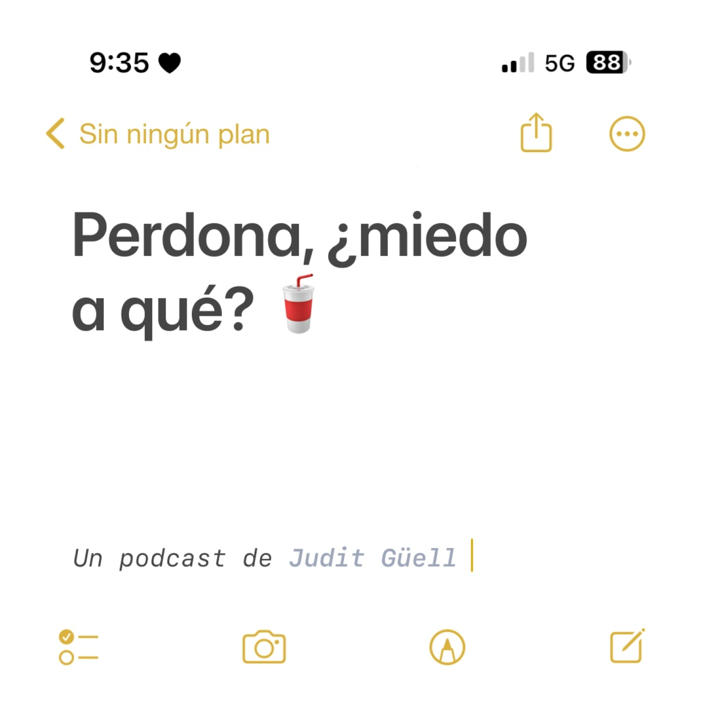 Sin ningún plan