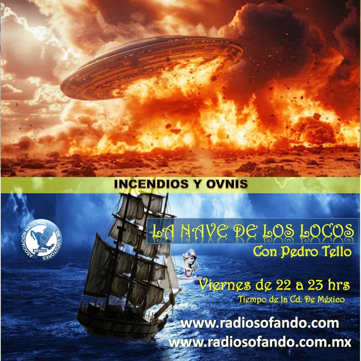 La Nave de los Locos_INCENDIOS Y OVNIS_17-01-25 episode artwork
