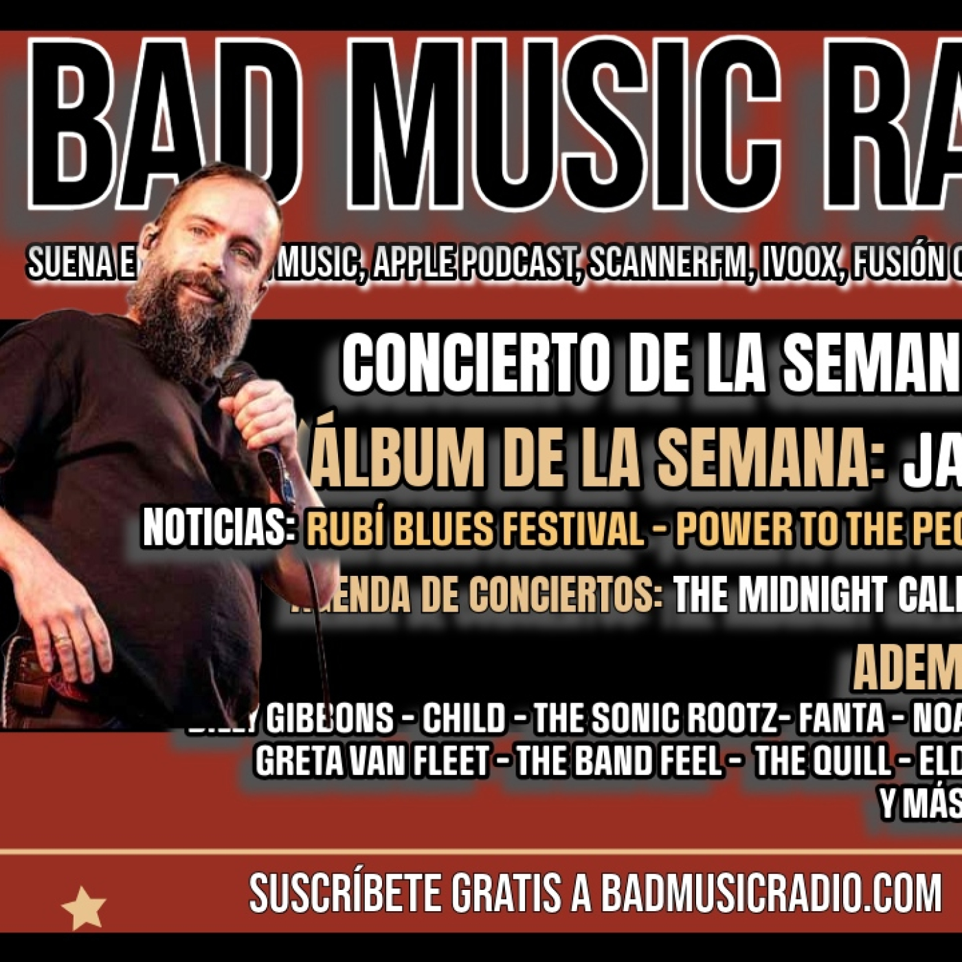 BAD MUSIC RADIO #563. CLUTCH episode artwork