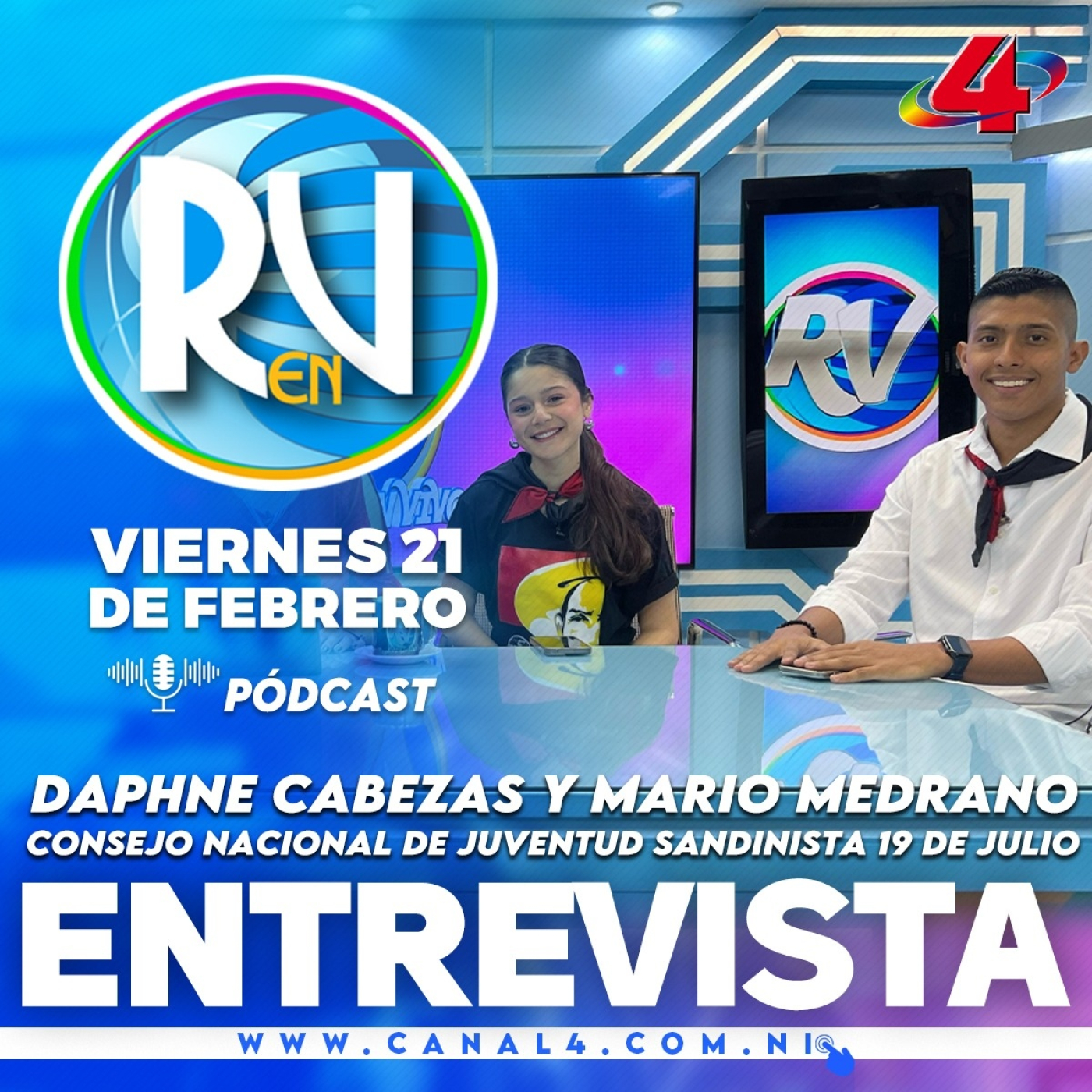 Legado del General Sandino en la juventud nicaragüense | Revista en Vivo 21 de febrero del 2025 episode artwork