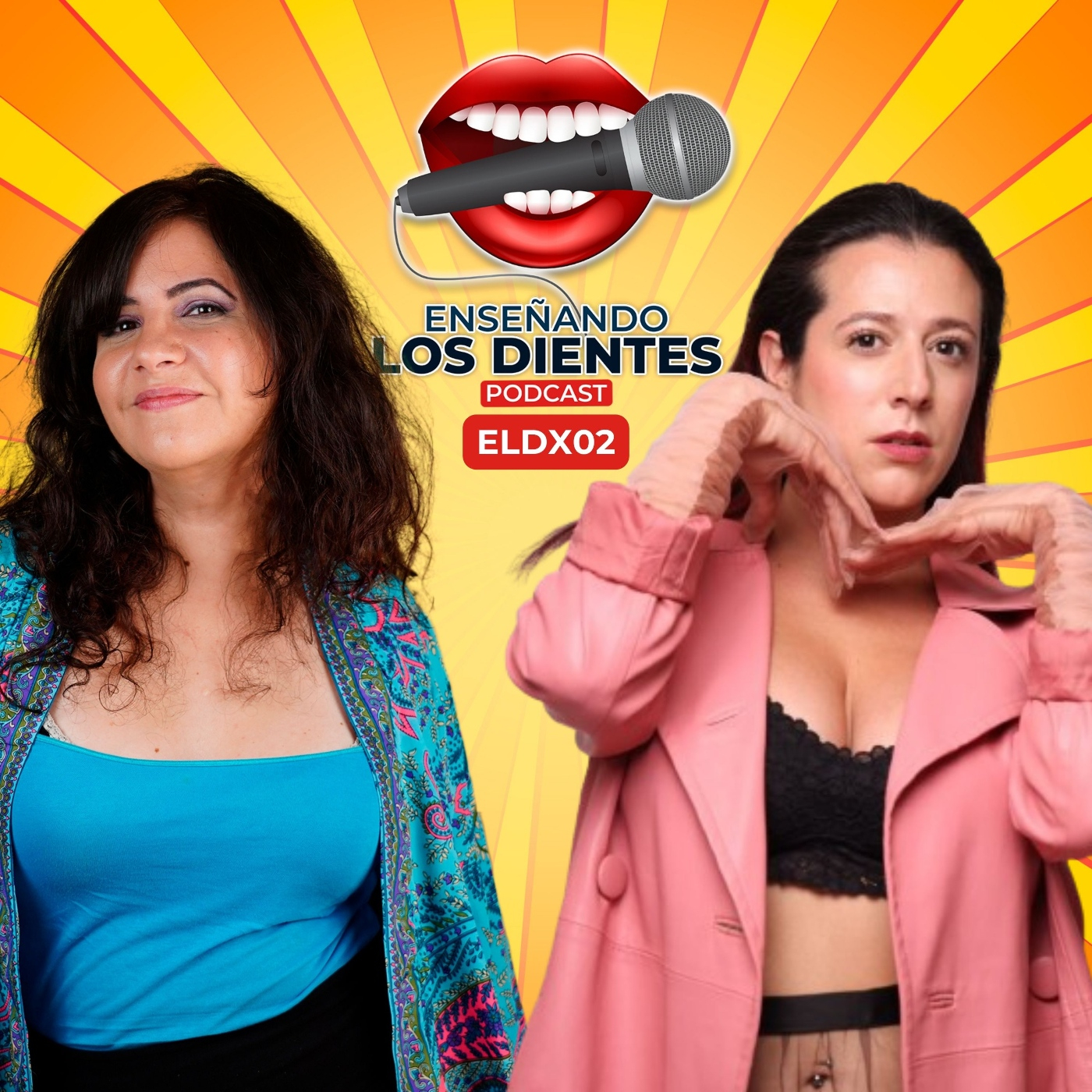 Enseñando los dientes