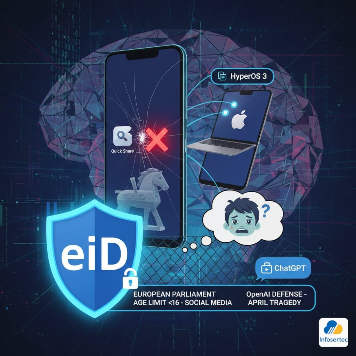 Radiogeek 2788 - La UE intenta vigilar a los usuarios de redes en favor de limitar el acceso a los menores de edad