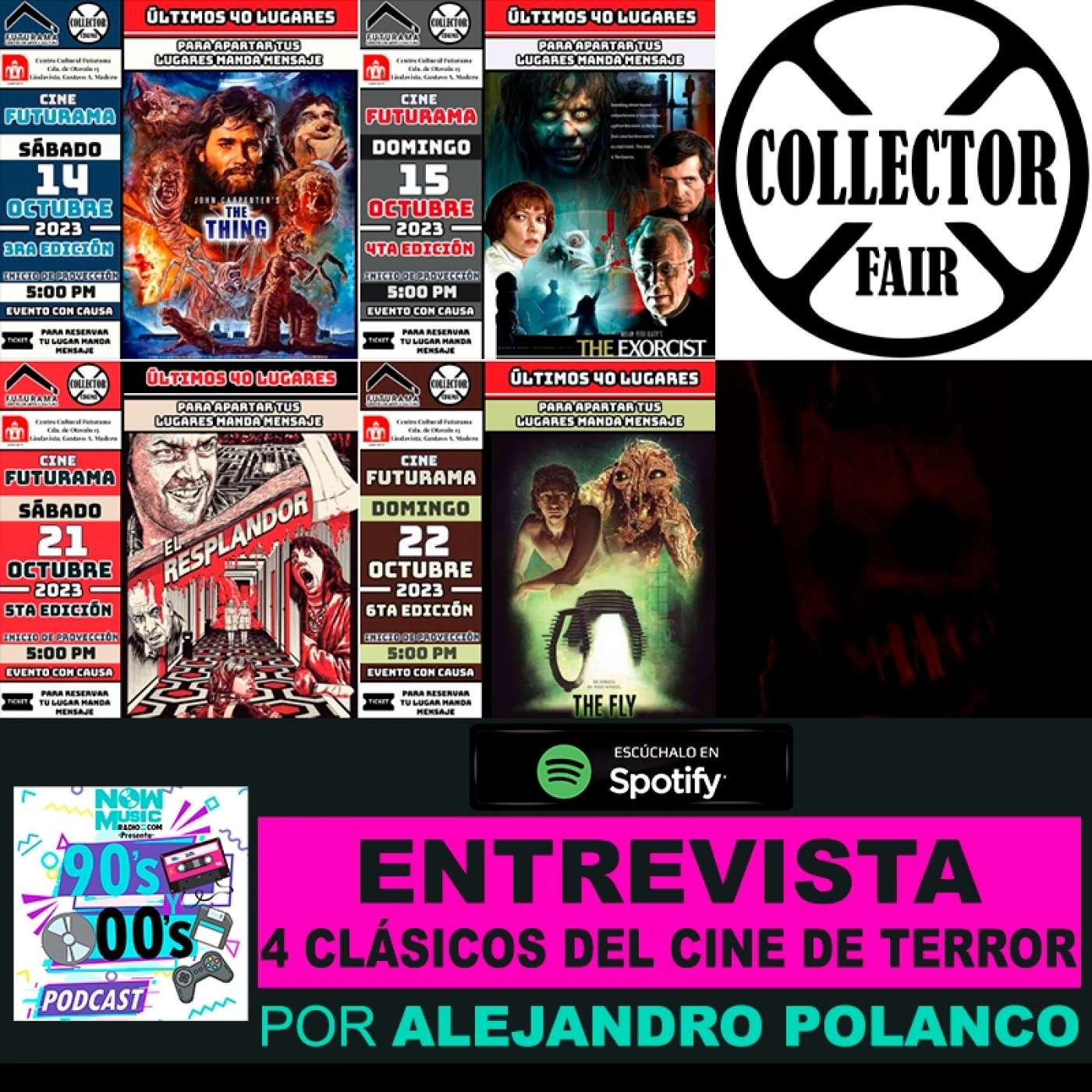 ENTREVISTA: 4 Clásicos del cine de terror