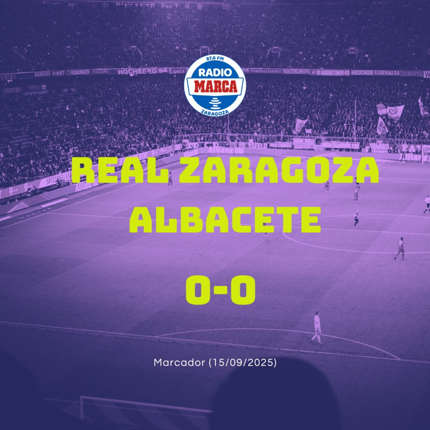 15-09-2025- Marcador Zaragoza Partido episode artwork