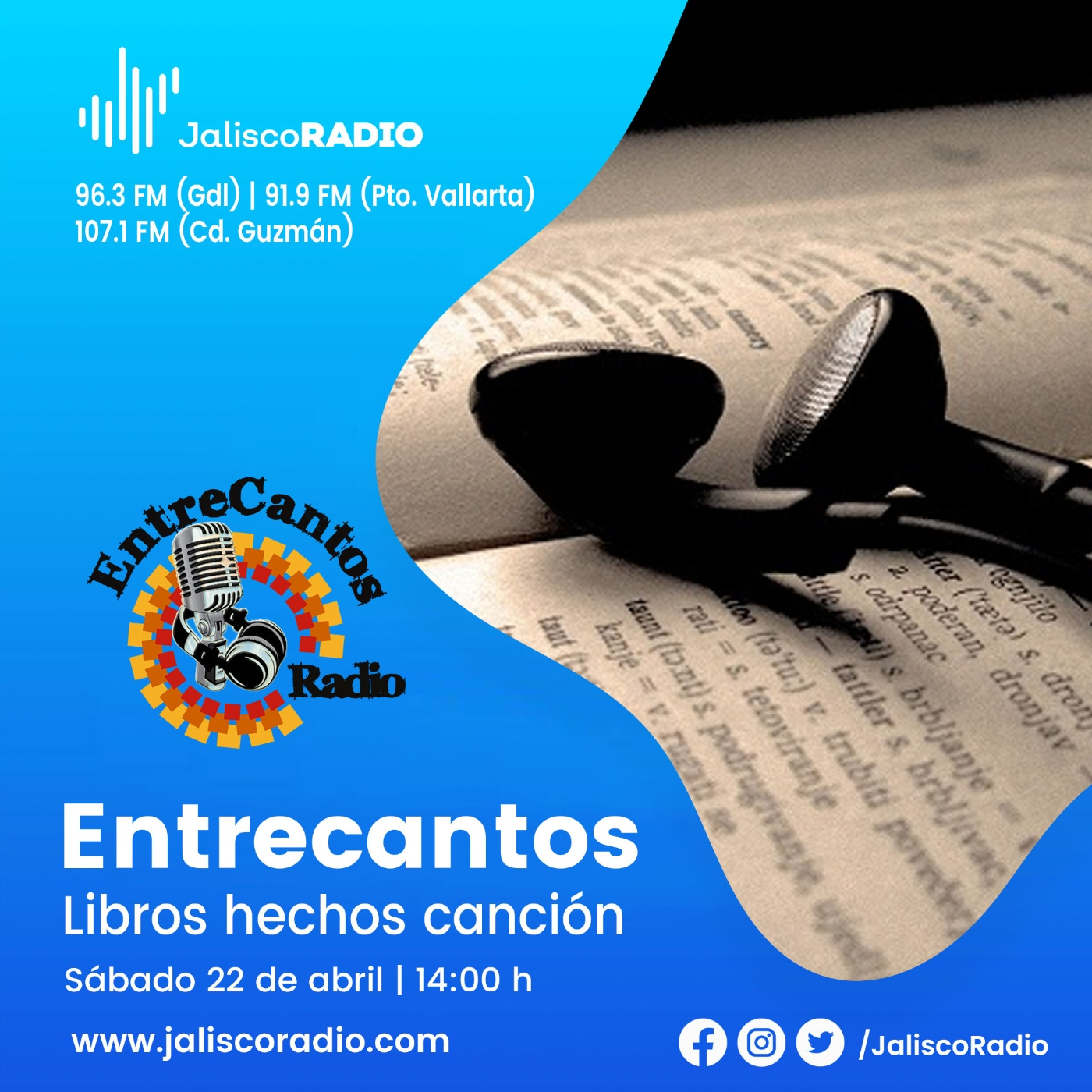 Programa Entrecantos 22 de abril, 2023: "Libros hechos canción" episode artwork