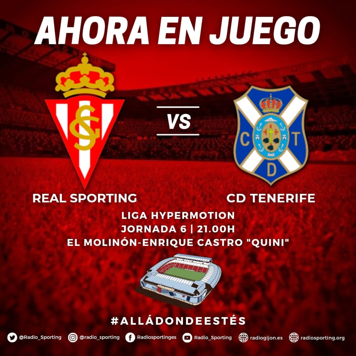 Ahora En Juego J6 #LigaHypermotion #RealSportingTenerife episode artwork
