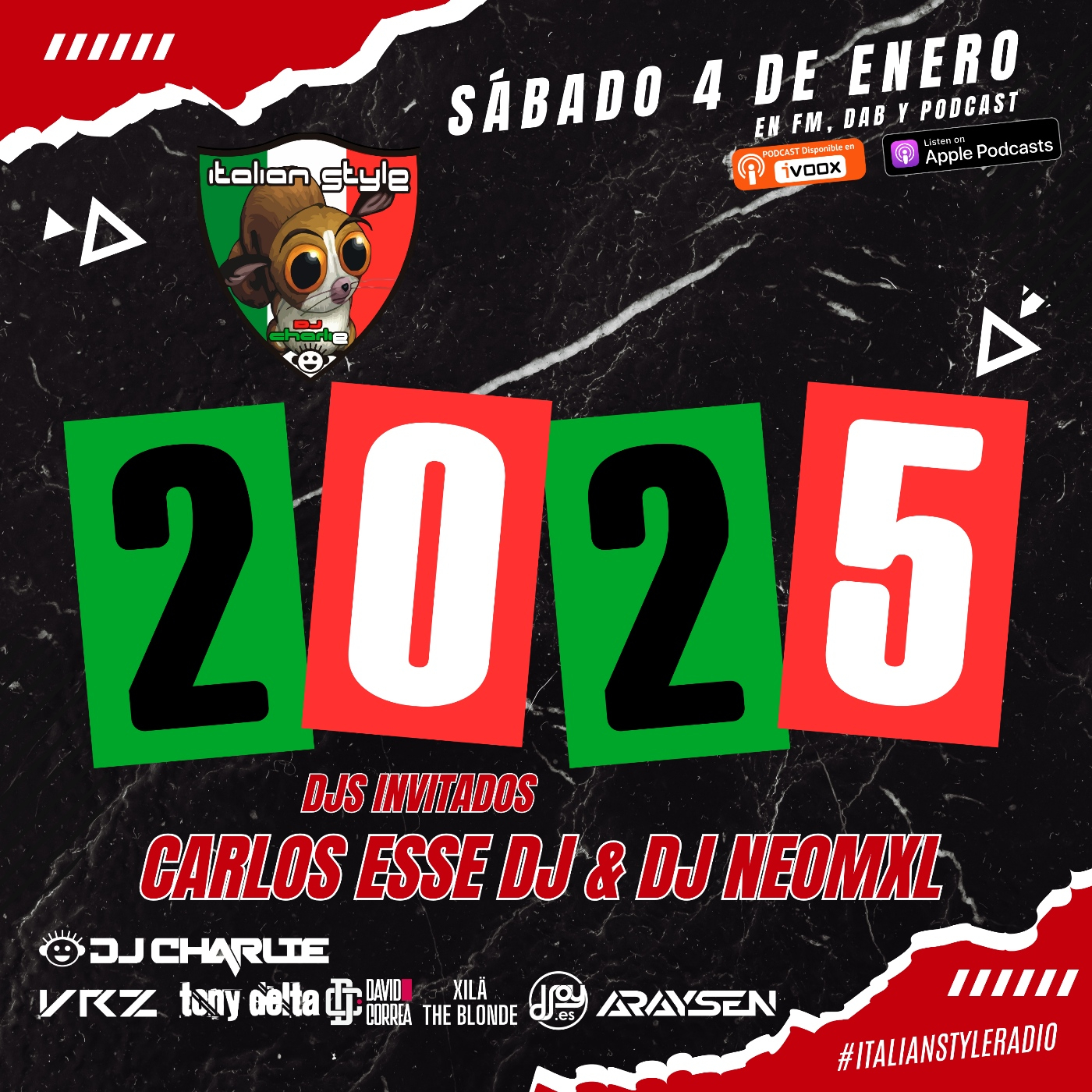 ITALIAN STYLE radio show 967 04-01-2025 episode artwork