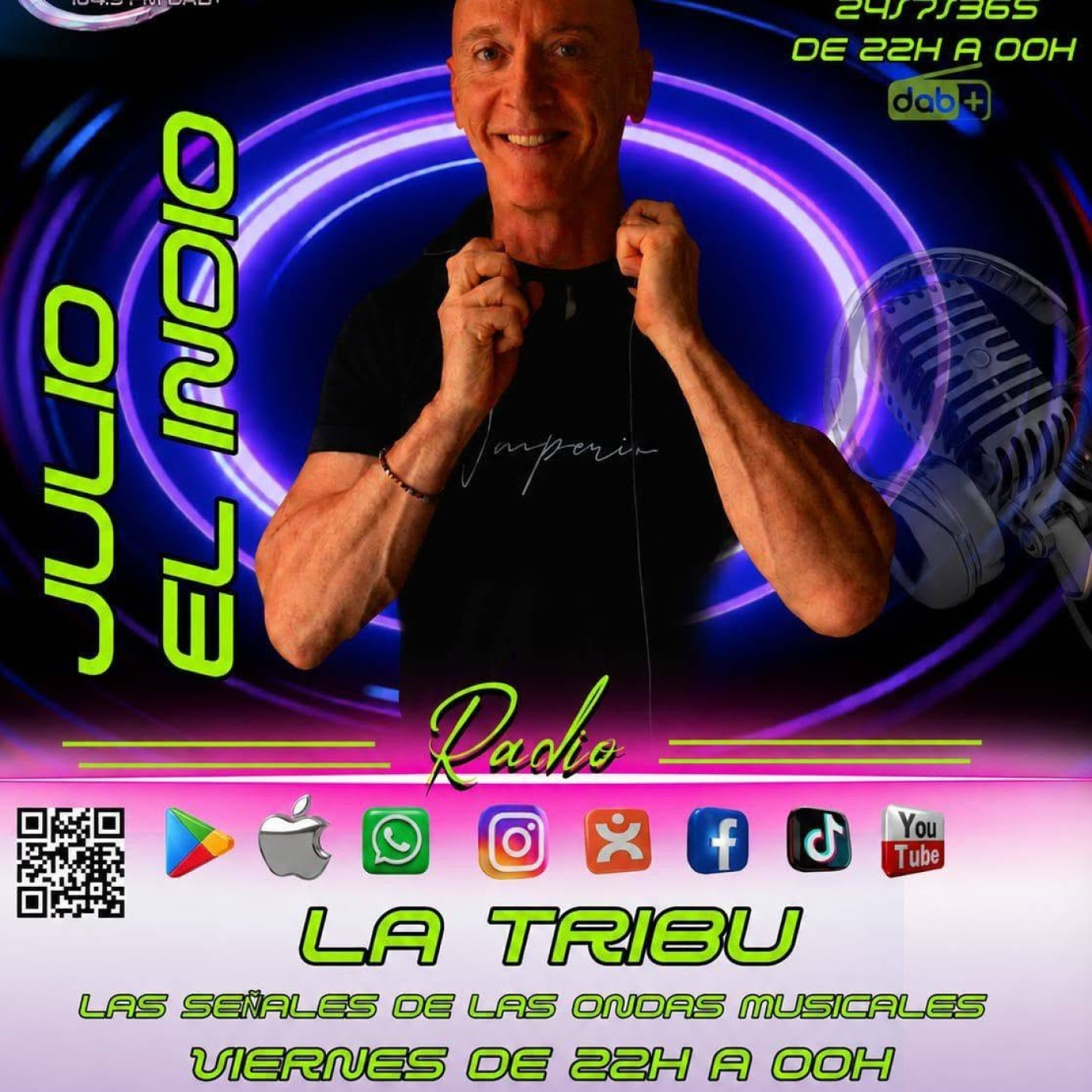 24 JULIO 2026 LA TRIBU ONDA LASSER JULIO EL INDIO episode artwork