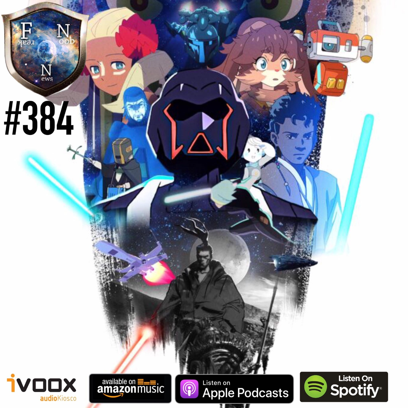 Freak Noob News #384 Star Wars Visions episode artwork