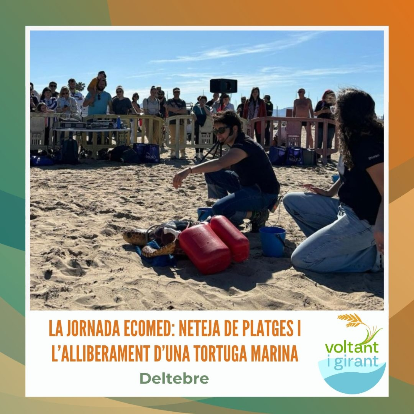 La jornada ECOMED: neteja de platges i l’alliberament d’una tortuga marina episode artwork