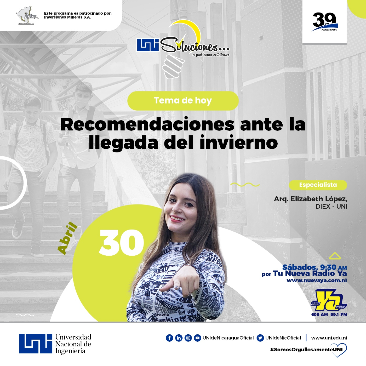 UNI Soluciones #426 - 30 de abril 2022 -Como prepararnos para la entrada del invierno. episode artwork