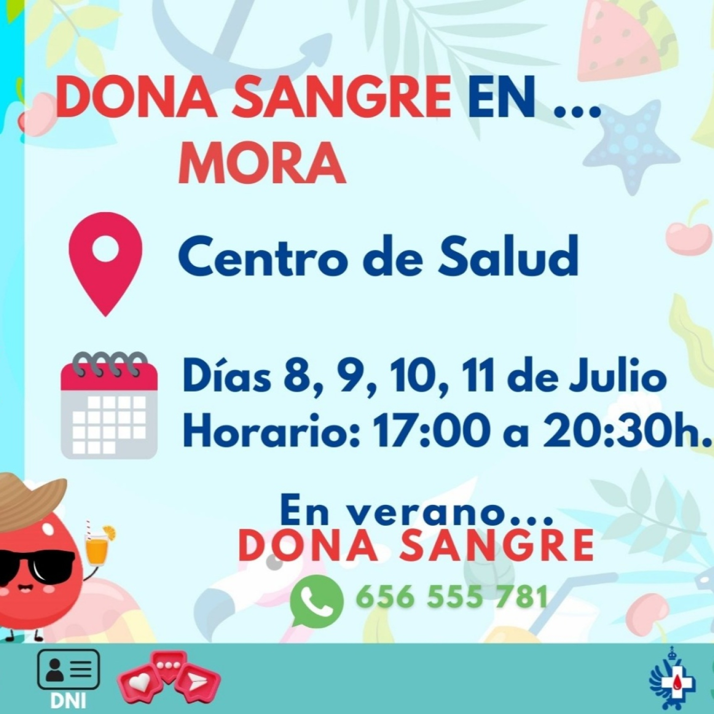 Dona sangre en el Centro de Salud de Mora las tardes del 10 y 11 de julio episode artwork