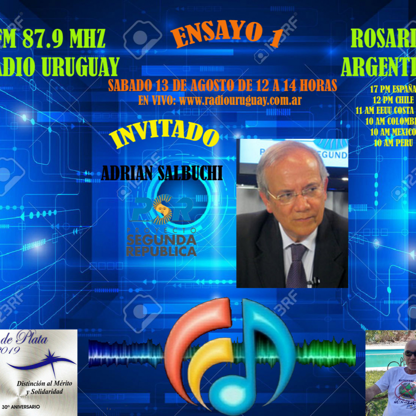 parte 1 13 de agosto 2022 con Adrian Salbuchi episode artwork