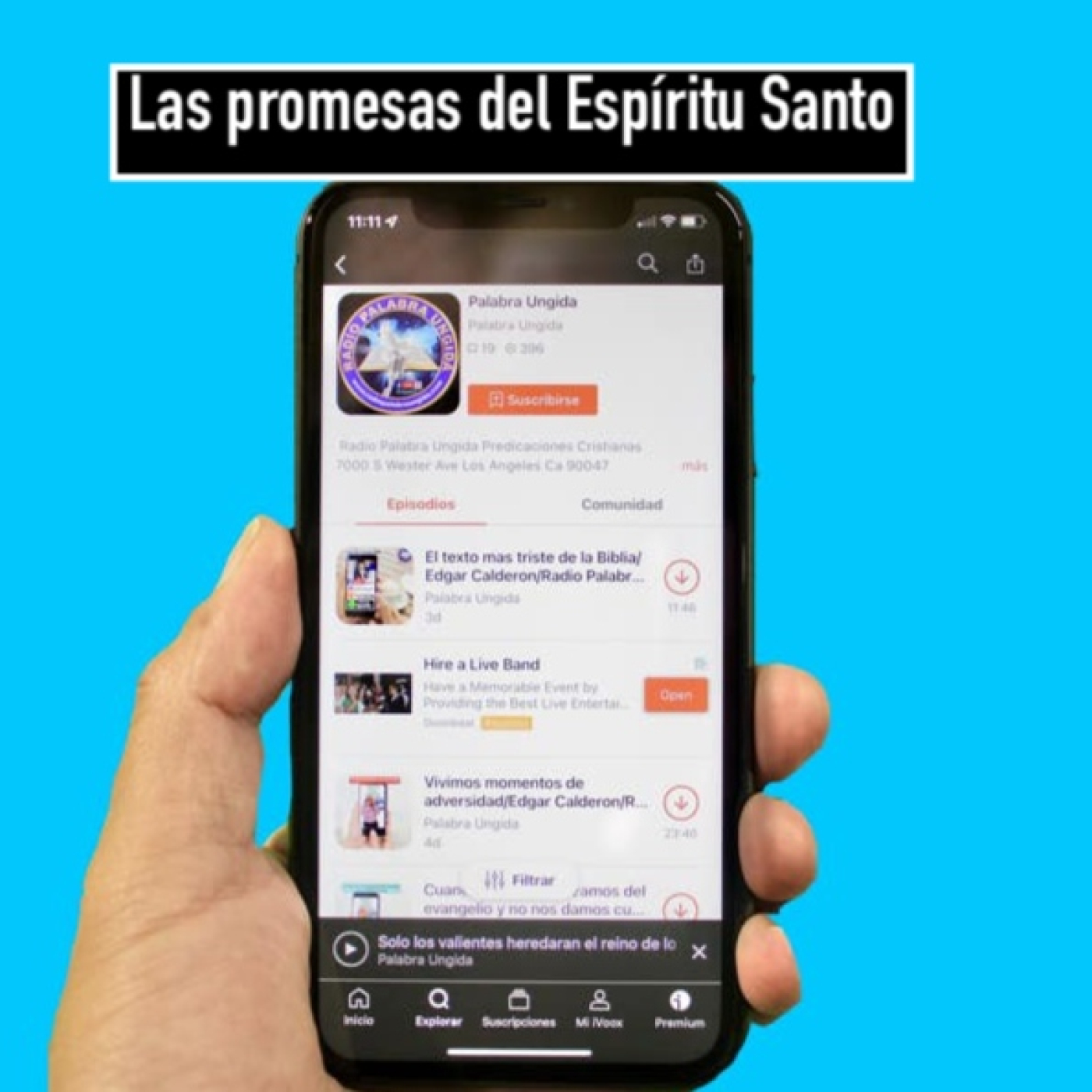 Las promesas del Espiritu Santo /Edgar Calderon/Radio Palabra Ungida episode artwork