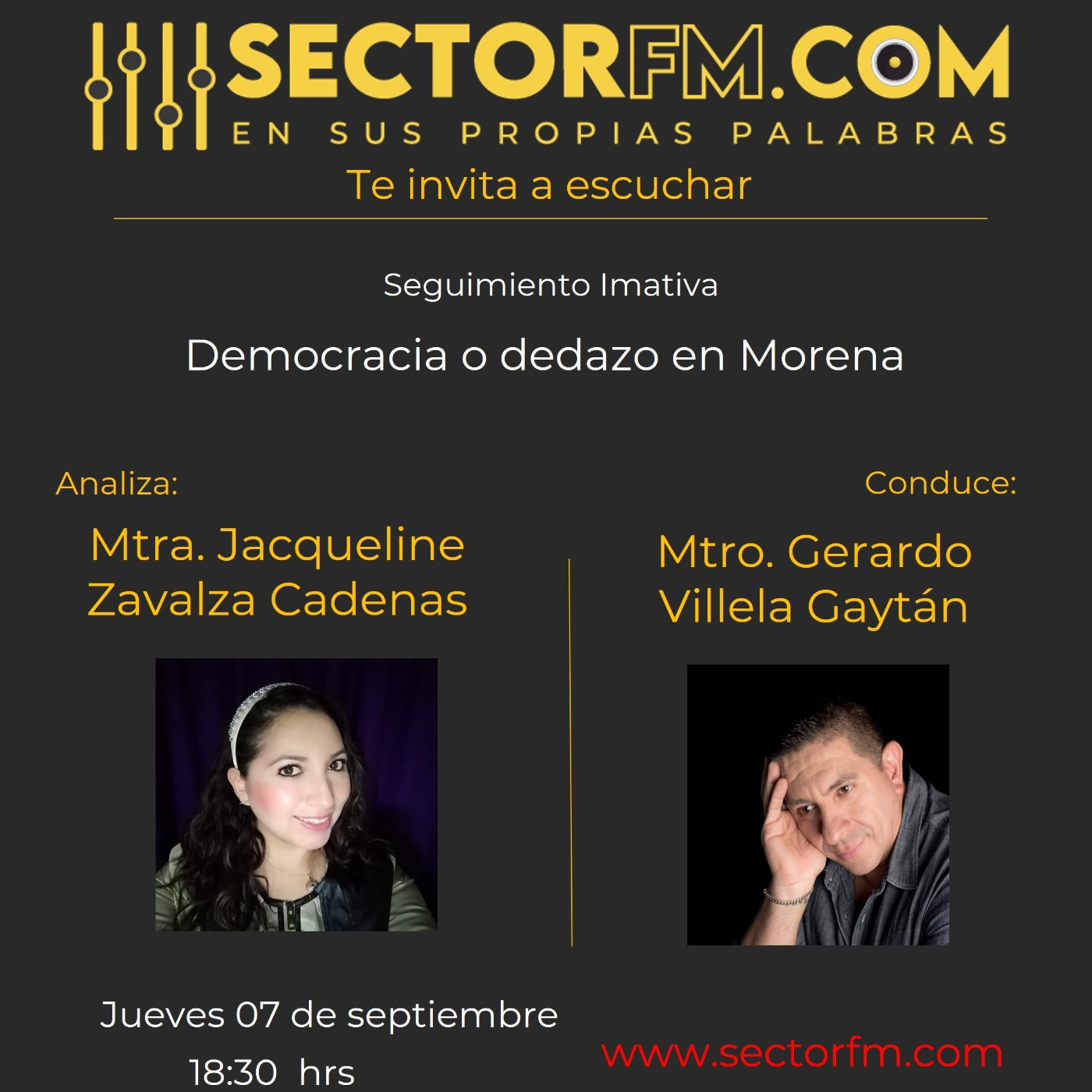 Análisis Imativa con Jacqueline Zavalza Democracia o Dedazo 07-09-23 episode artwork