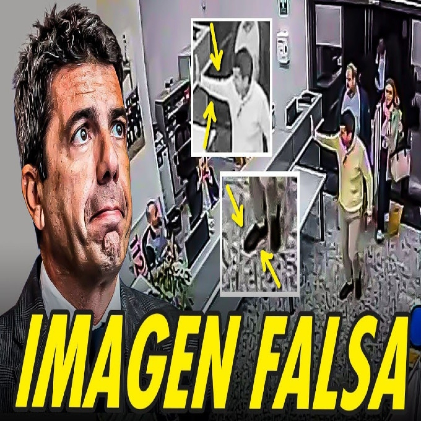 Mazón también mintió con su foto en el cecopi