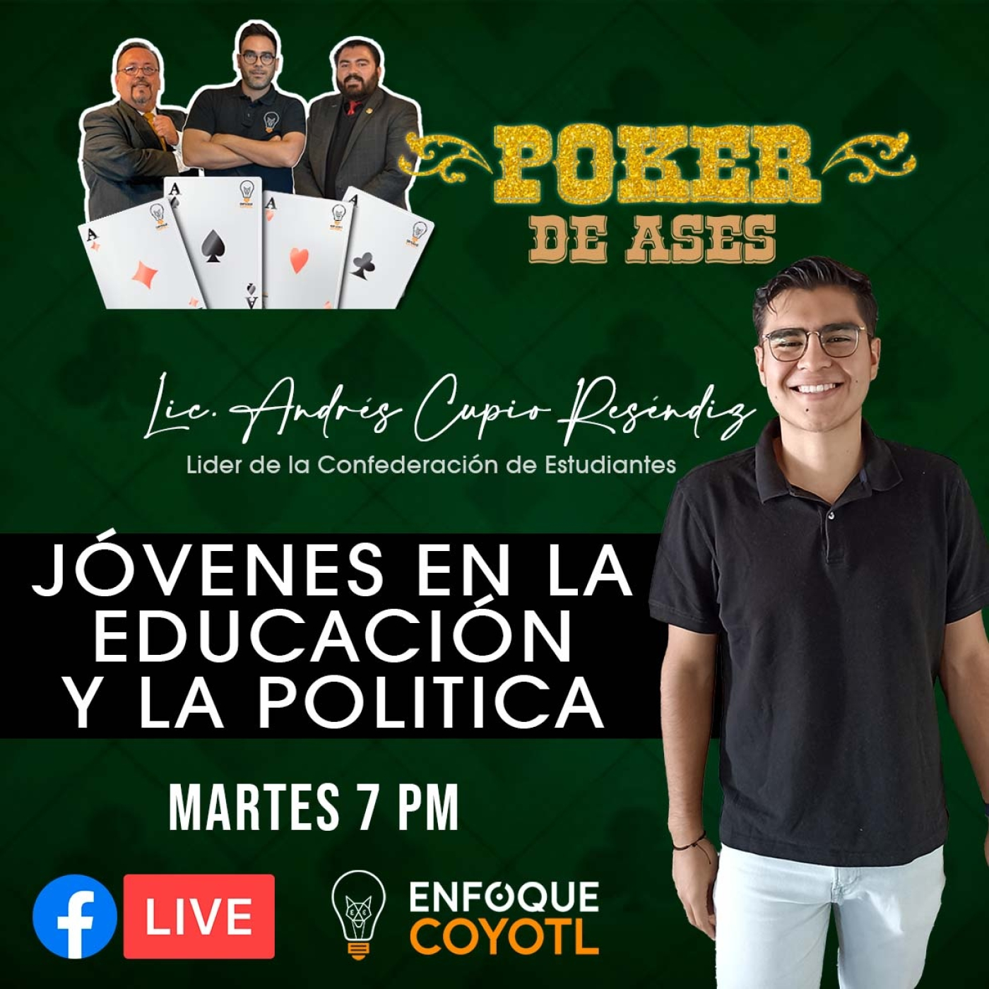 POKER DE ASES - CON ENFOQUE