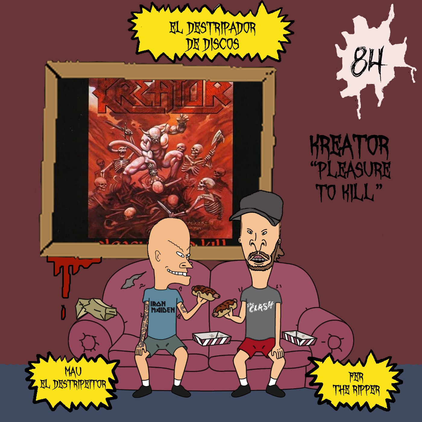 84# El Destripador De Discos KREATOR "PLEASURE TO KILL" episode artwork