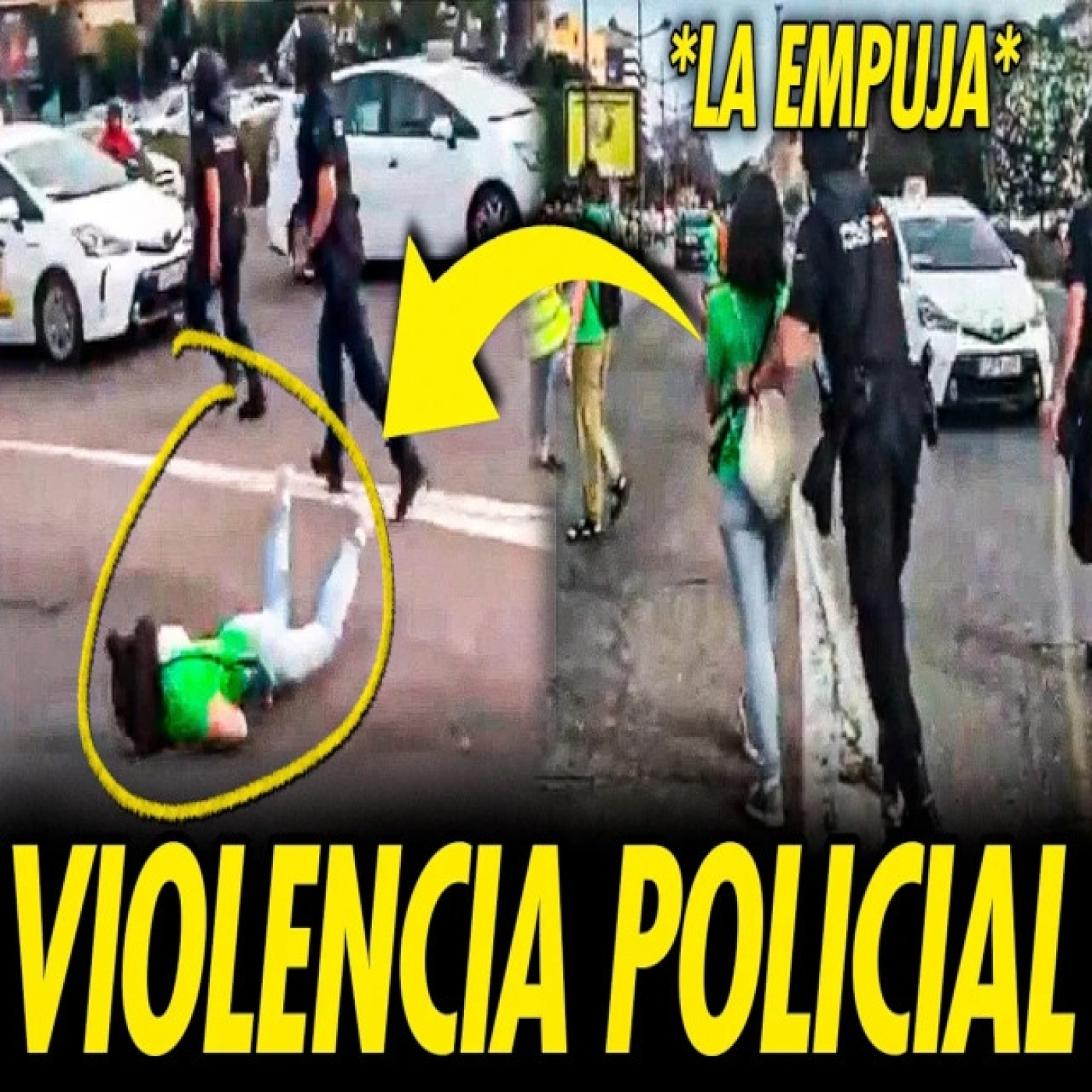 VIOLENCIA POLICIAL CONTRA MAESTRA JUBILADA EN VALENCIA